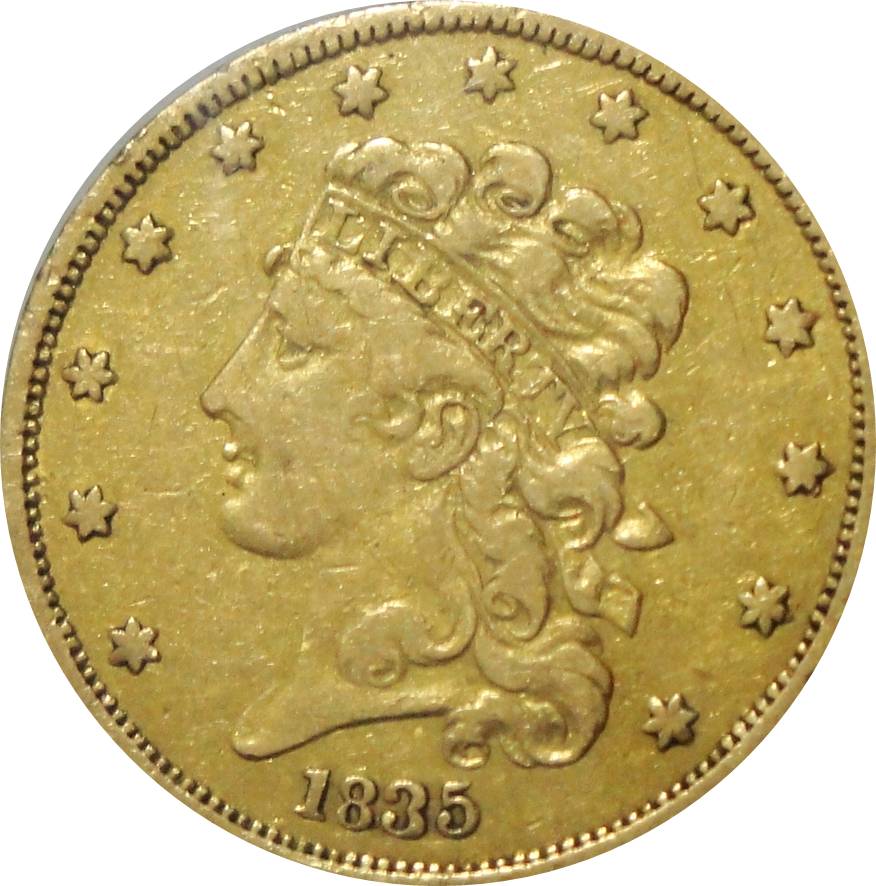 1835-Half-Eagle