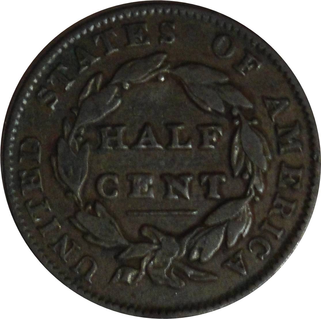 1835-Half-Cent