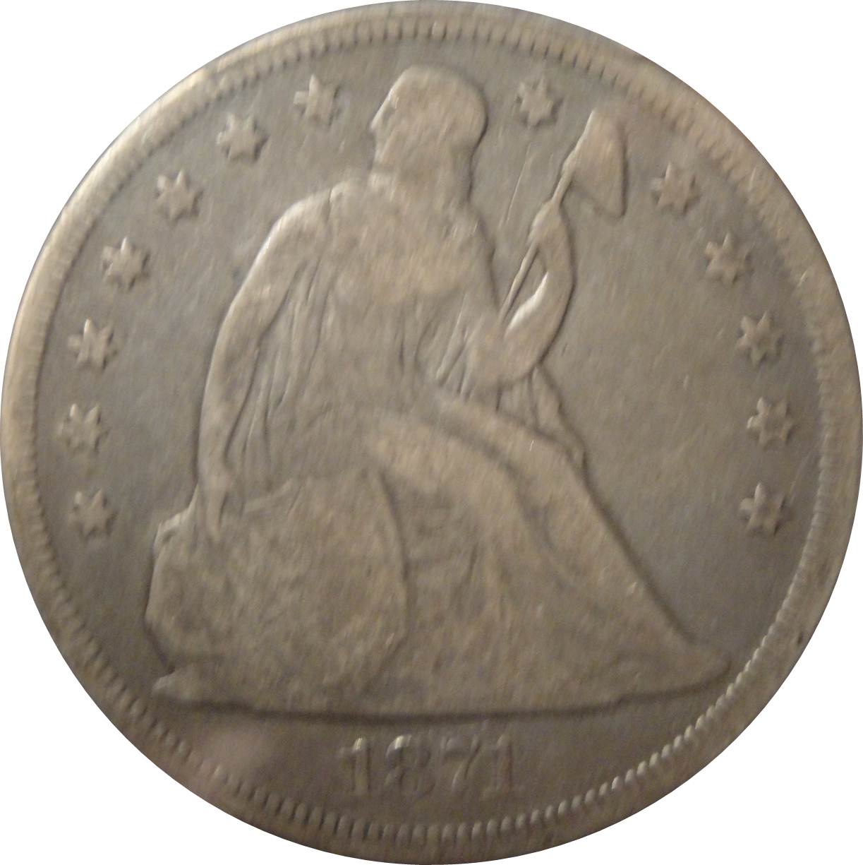 1871-Seated-Dollar,-You-Vs.-PCGS