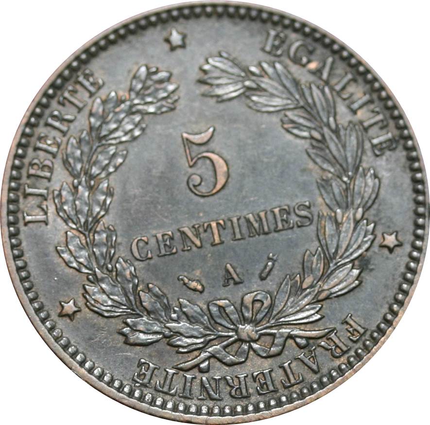 1890-A-France-5-Centimes