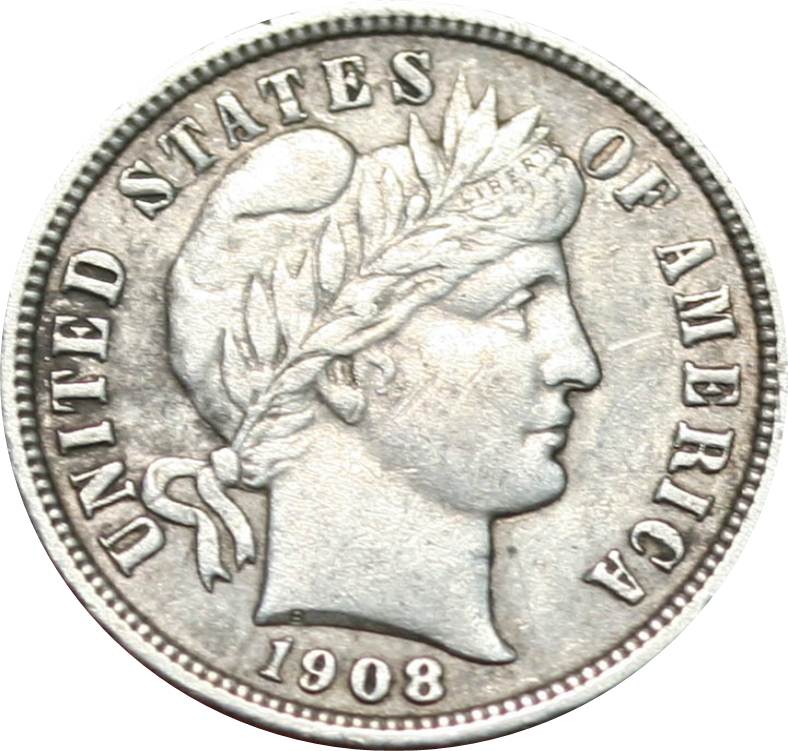 1908-D-Barber-Dime