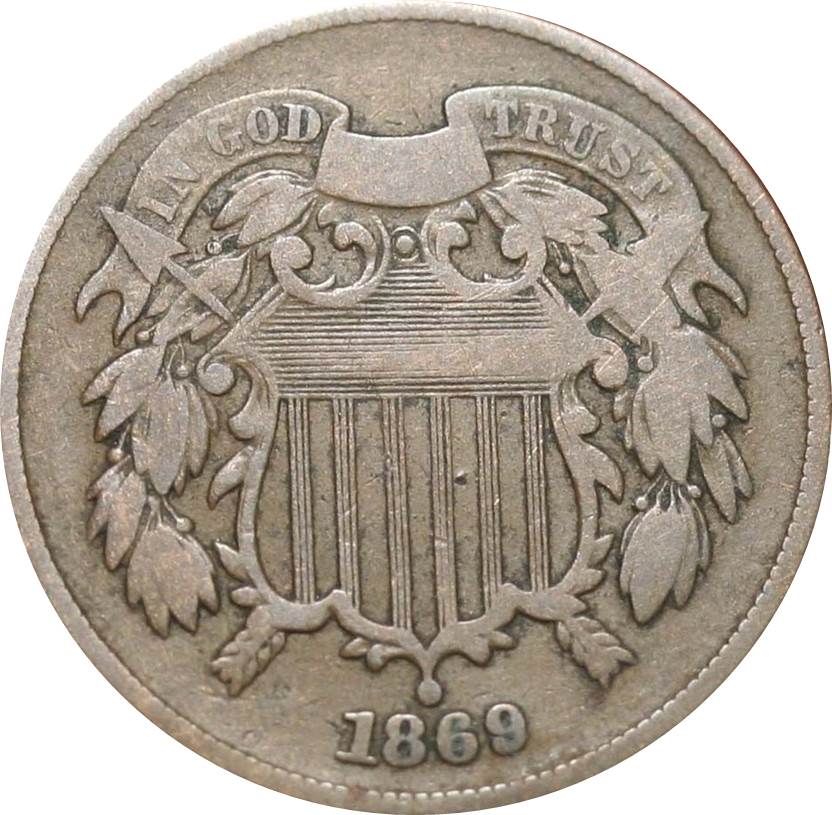 1869-Two-Cents