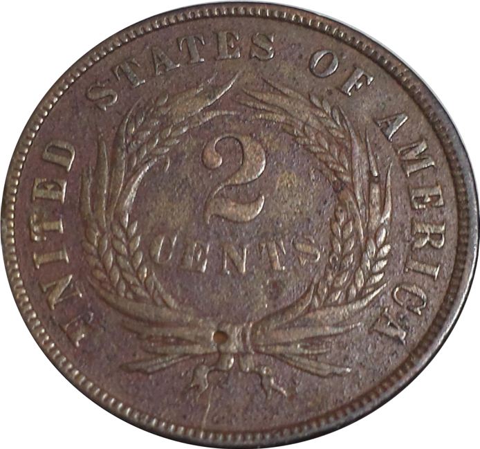 1865-Two-Cents