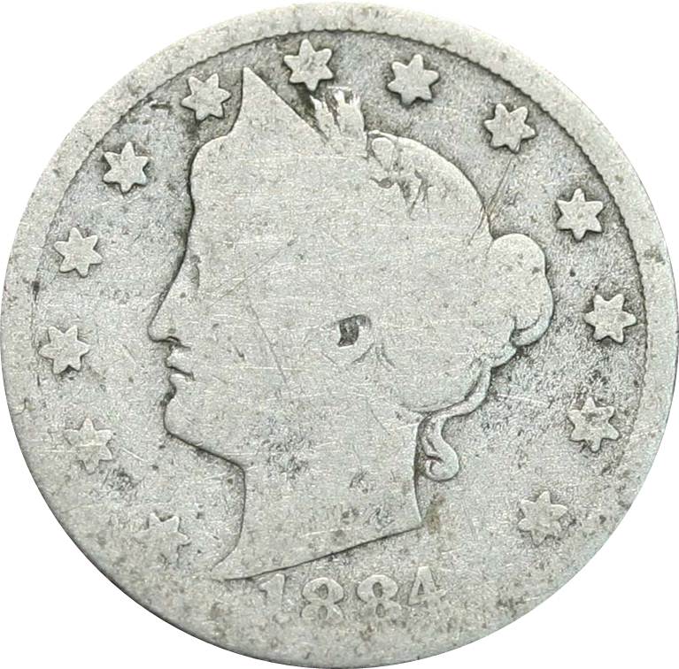 1884-Liberty-V-Nickel