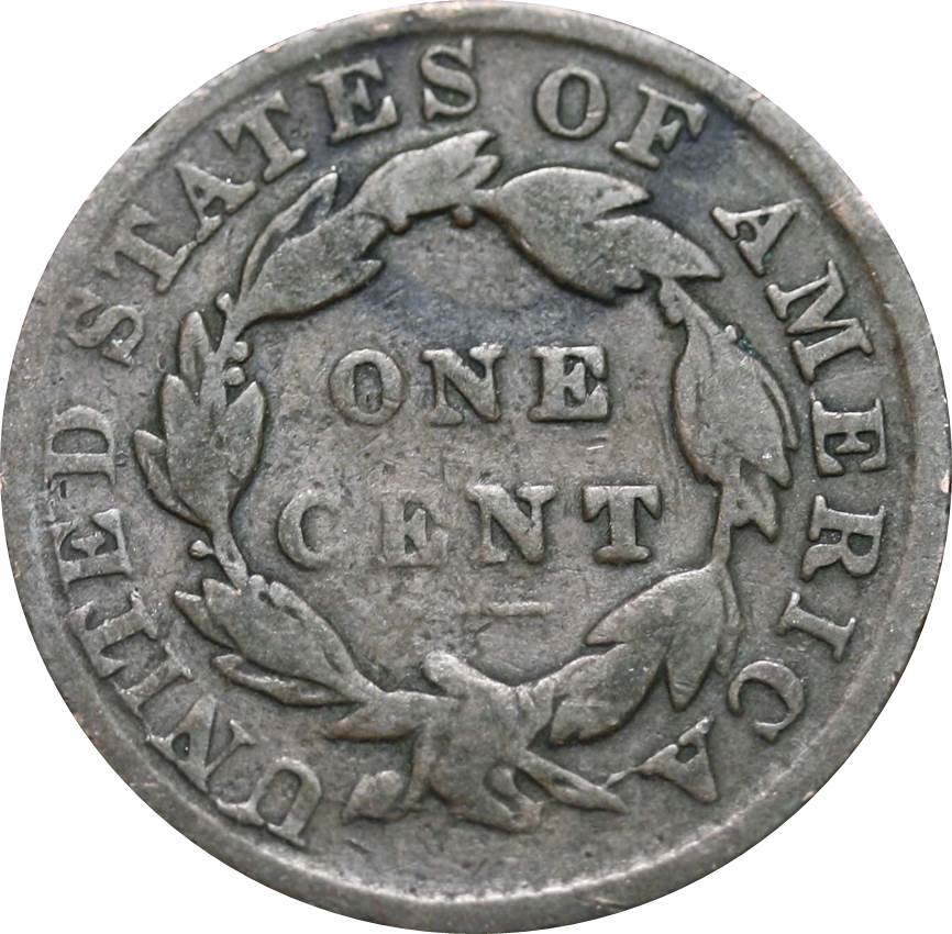 1833-Coronet-Large-Cent