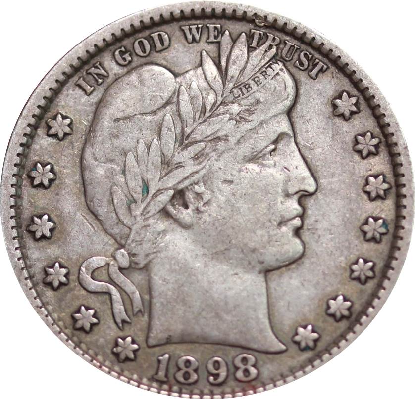 1898-Barber-Quarter-#2
