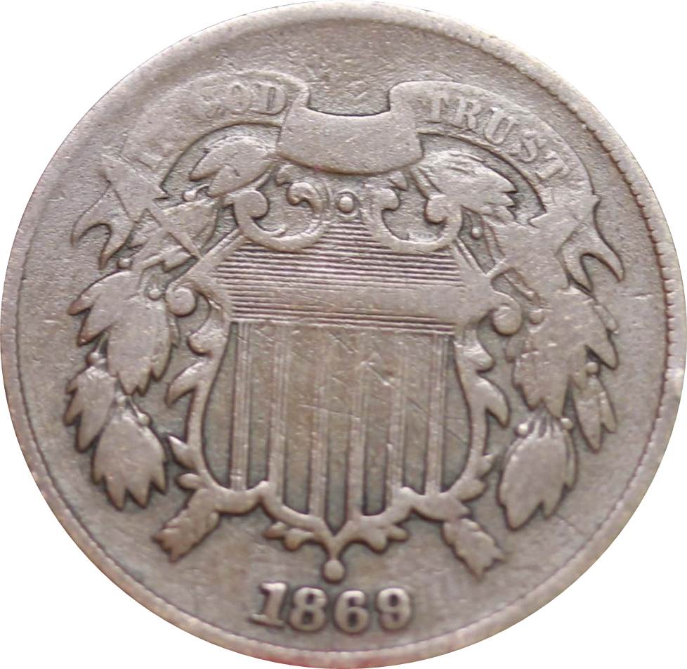 1869-Two-Cents