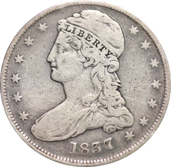 1837-Bust-Half