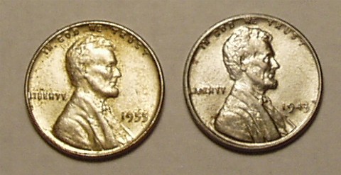 1955-Penny-Looks-Like-A-1943-Steel