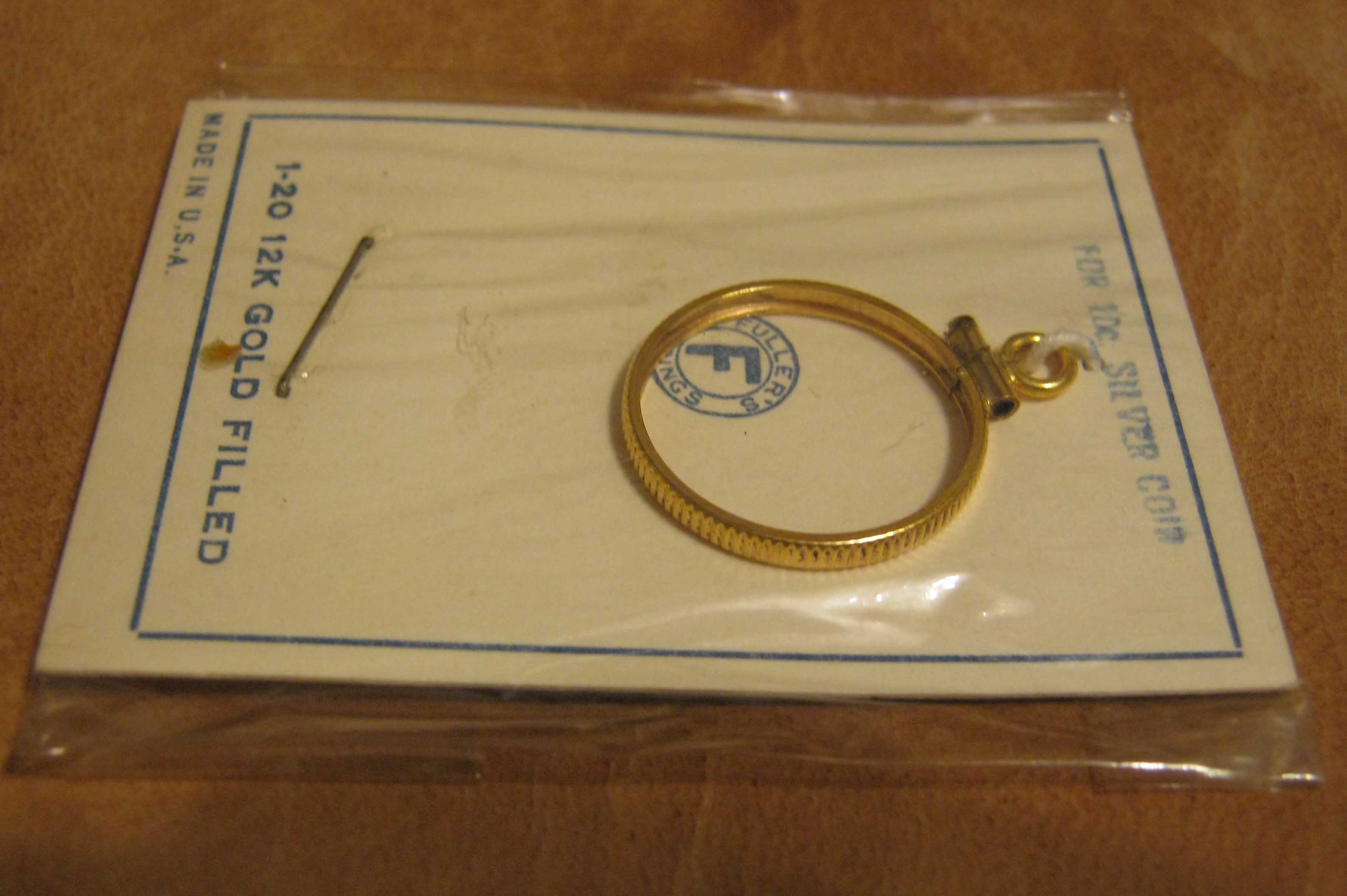New-Vintage-1-20-Gold-Filled-Bezels-For-Dime/Quarter-Eagle
