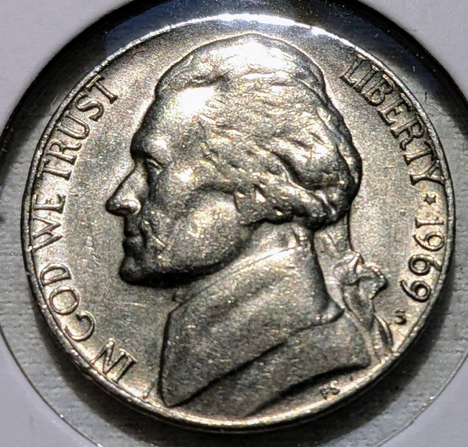 1969-&-1970-S-Jefferson-Nickels-In-Circulation