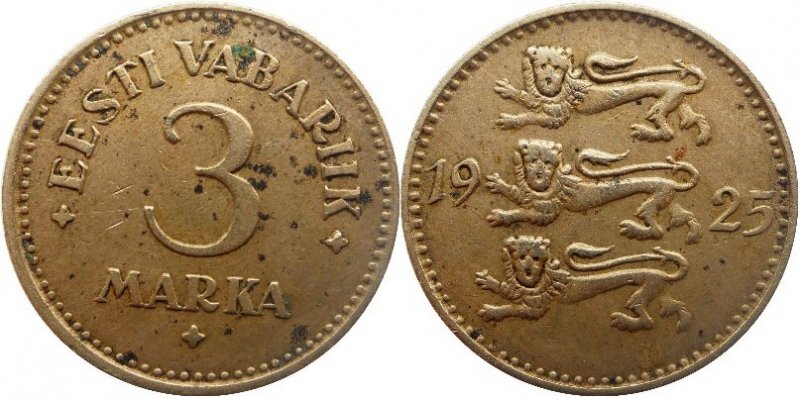 Four-Generations-Of-Modern-Coinage-Of-Estonia.
