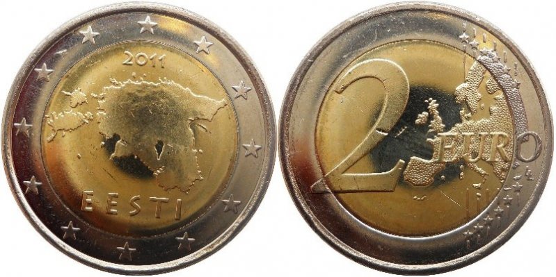 Four-Generations-Of-Modern-Coinage-Of-Estonia.