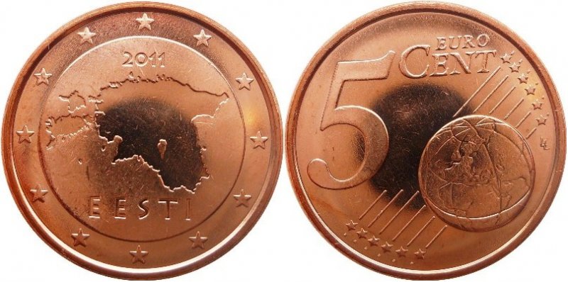Four-Generations-Of-Modern-Coinage-Of-Estonia.