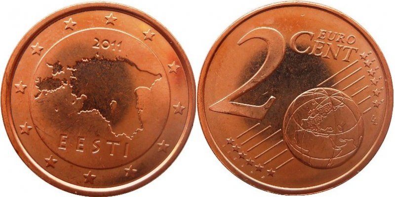Four-Generations-Of-Modern-Coinage-Of-Estonia.