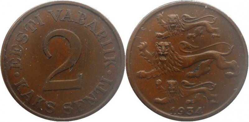 Four-Generations-Of-Modern-Coinage-Of-Estonia.