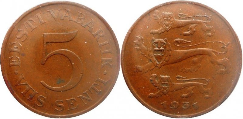 Four-Generations-Of-Modern-Coinage-Of-Estonia.