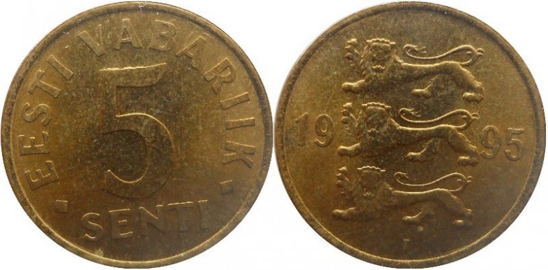 Four-Generations-Of-Modern-Coinage-Of-Estonia.
