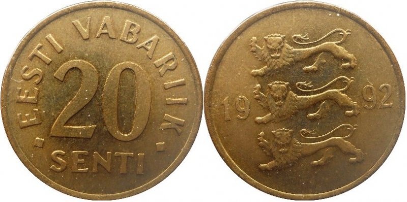 Four-Generations-Of-Modern-Coinage-Of-Estonia.