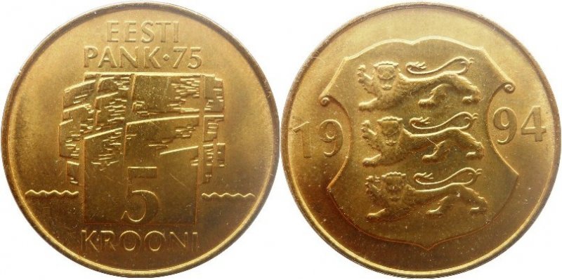 Four-Generations-Of-Modern-Coinage-Of-Estonia.