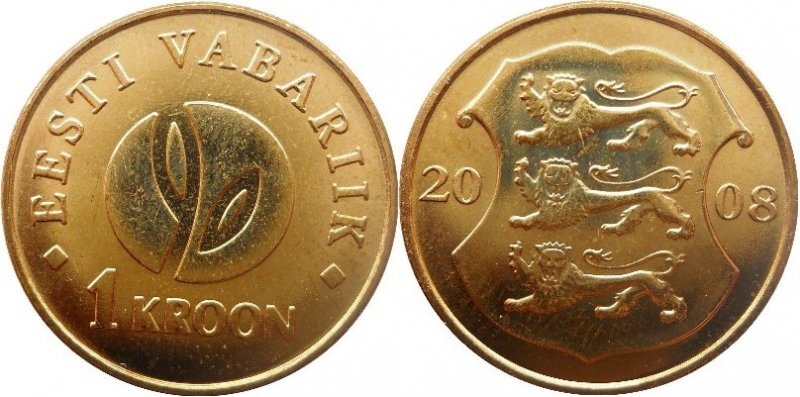 Four-Generations-Of-Modern-Coinage-Of-Estonia.