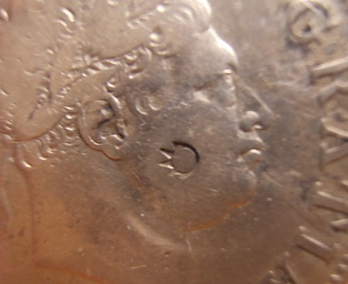Geo-III-Halfcrown-With-A-Punchmark