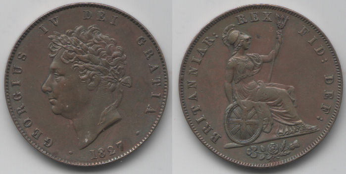British-1827-Half-Penny---Is-It-Forgery-Or-Not