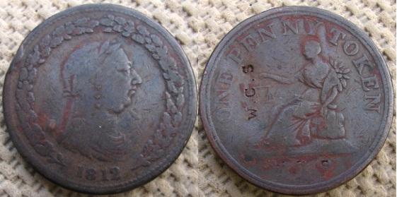 1812--Penny-Token-+-