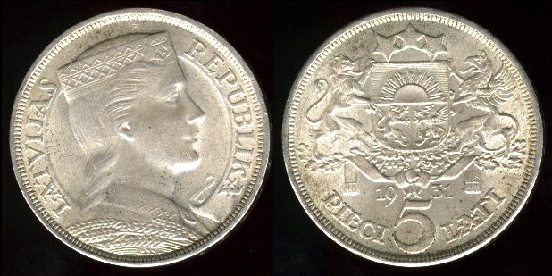 Old-Coin-Brooch-|-Made-From-Latvian-Coin