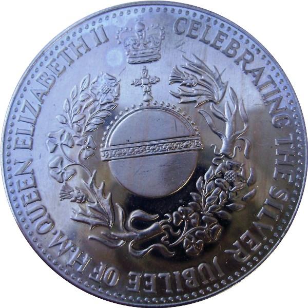 Qe2-Silver-Jubilee-Medal