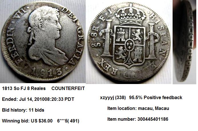 1813-So-Fj-Chile-8R-Forgery---Watch-For-It.