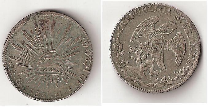 Early-Date-Facing-Eagle-8-Reales-Of-Mexico