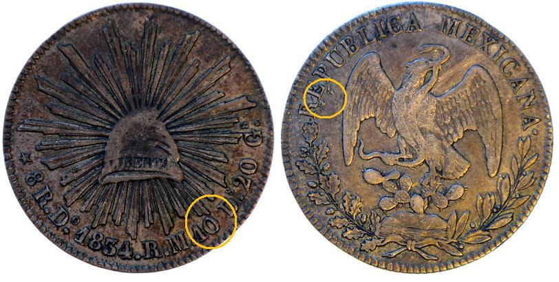 1834-Durango-8-Reales---Real-?????