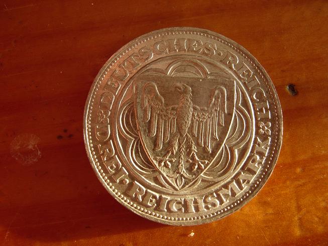 1927-A-German-3-Mark-Bremmerhaven-Commemorative