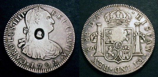 Emergey-Issue-1792-Chile-8R-With-George-III-Stamp.