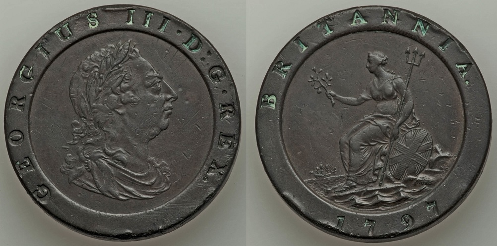 1797-GB-2-Pence-Cartwheel-Coin:-Grade?
