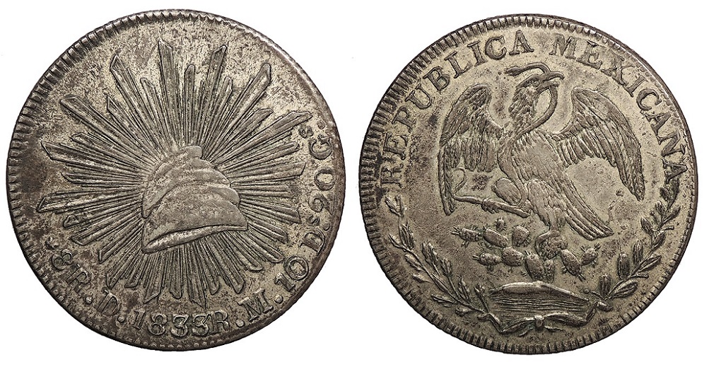 1839-Go-Pj-Republic-Of-Mexico-8-Reales