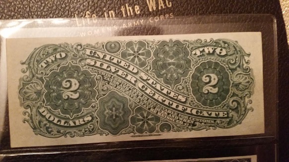 1886-$2-Hancock-Silver-Certificate...serial-Number-2