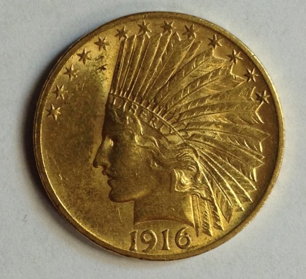 1916-S-Gold-Indian-Head-$10
