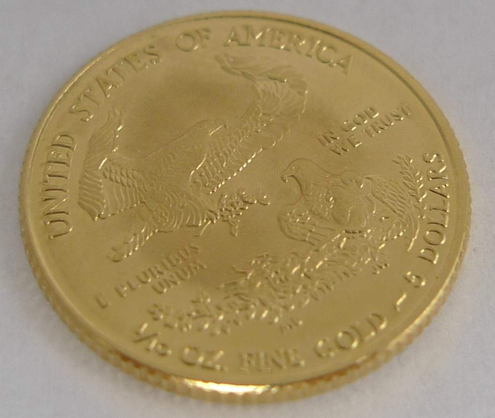 Discolored-US-Gold-Vault-$5-Gold-American-Eagle-Set