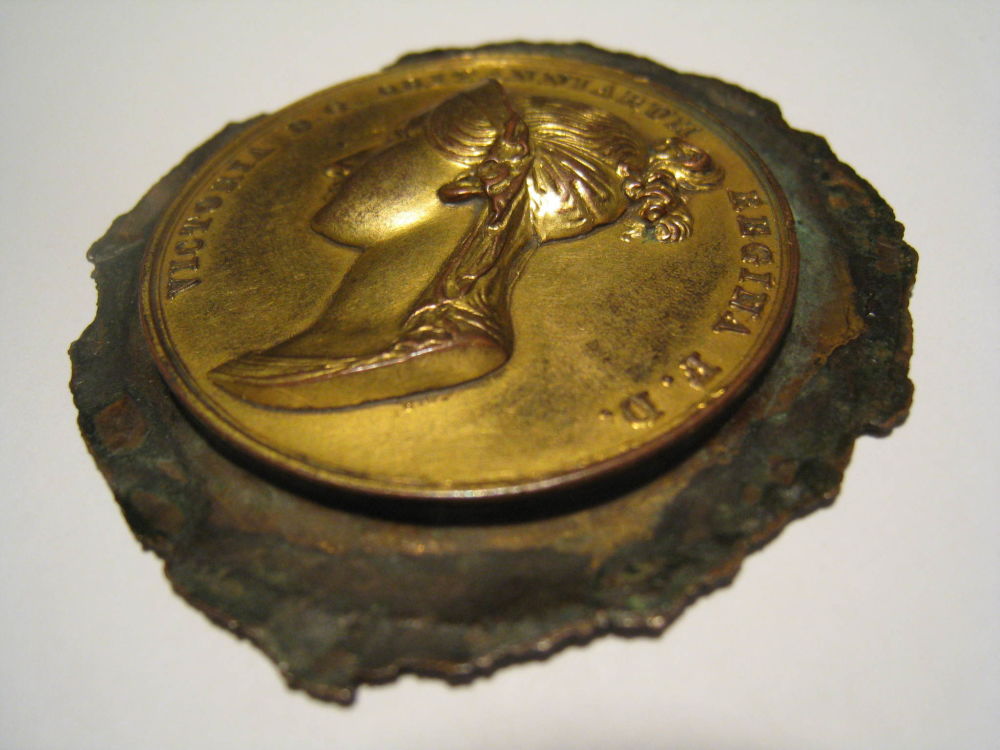 Victoria-Coronation-Medal-Study/Pattern-By-Pistrucci