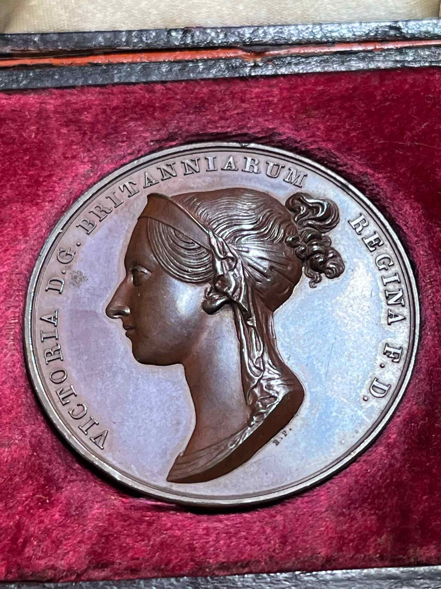 Victoria-Coronation-Medal-Study/Pattern-By-Pistrucci