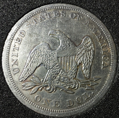 1842-&-1847-Seated-Dollars.-Nice-Grades-Or-Fake?