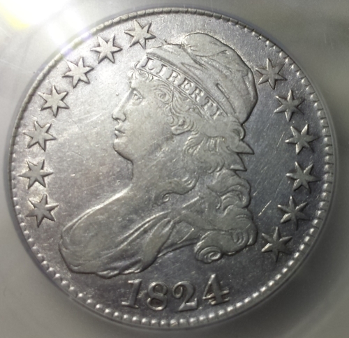 1824-Capped-Bust-Half-Dollar.-Grade-It!