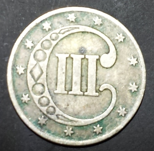 Raw-1852-Silver-3-Cent-So-Tiny-And-Cute.