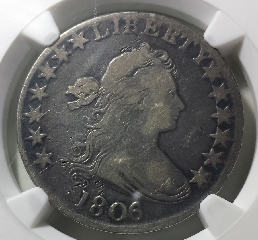 1806/5-Bust-Half.-O-103A.-NGC-Det.-OBV-Damage.-What-Can-The-Damage-Be-From?