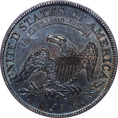 1811-Capped-Bust-Half-Dollar---Strange-Color;-Is-It-Natural?