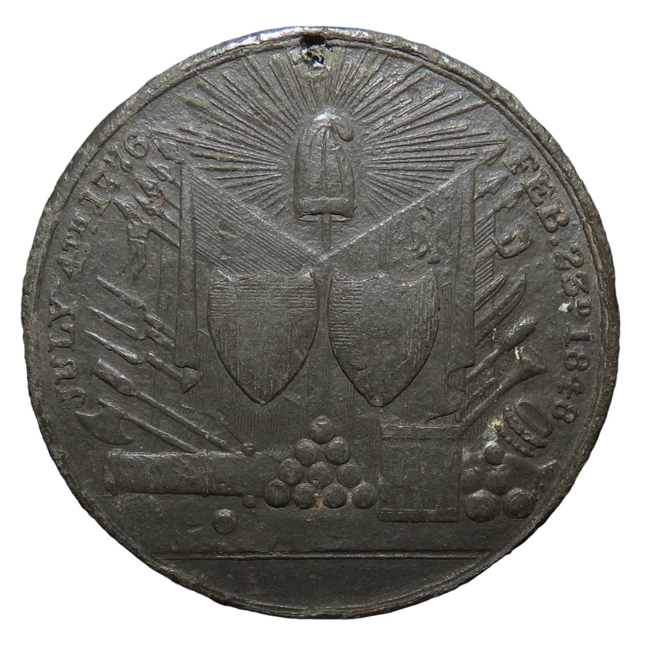 American-Medal-With-1848-Connection-To-France?-Id:-Republique-Francoises-#2514
