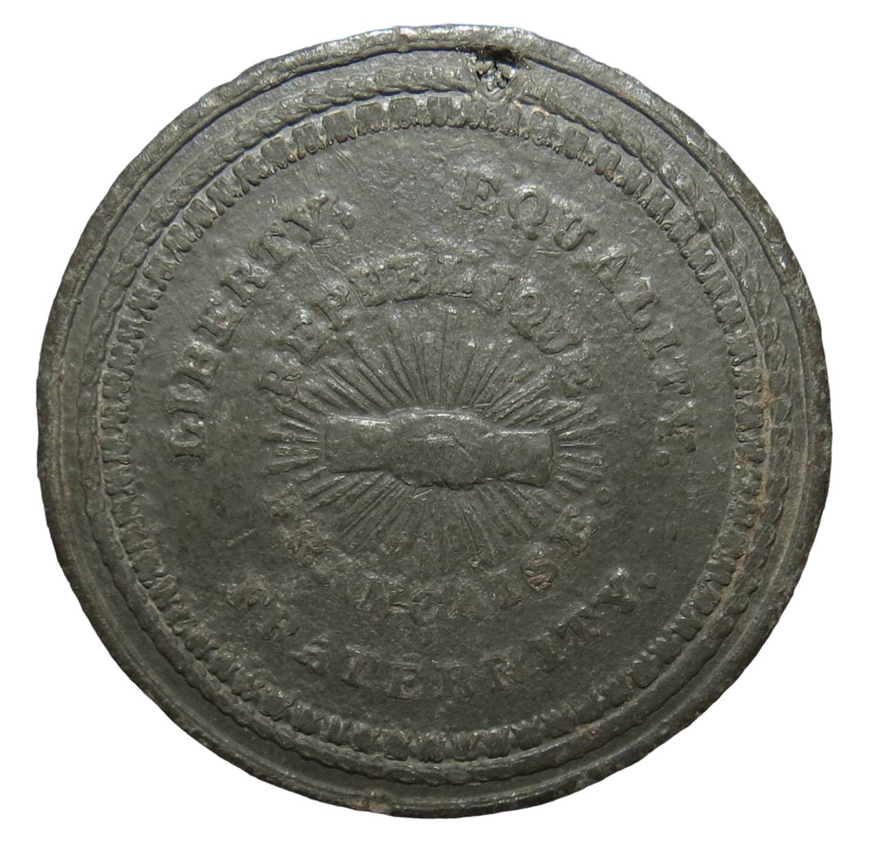 American-Medal-With-1848-Connection-To-France?-Id:-Republique-Francoises-#2514