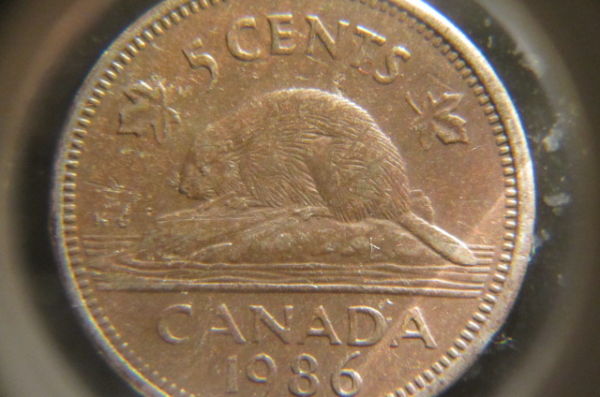 1986-Nickel,-Wrong-Planchet-Or-Rusty?